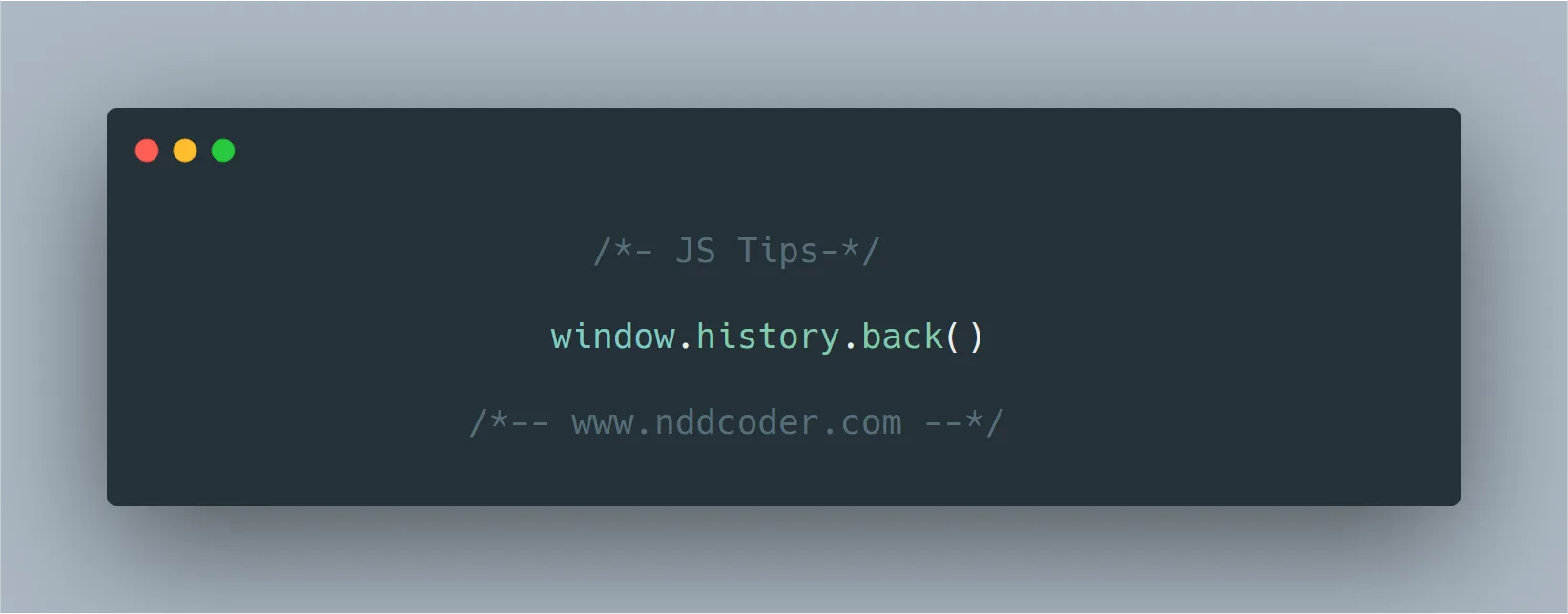 Back button với Javascript
