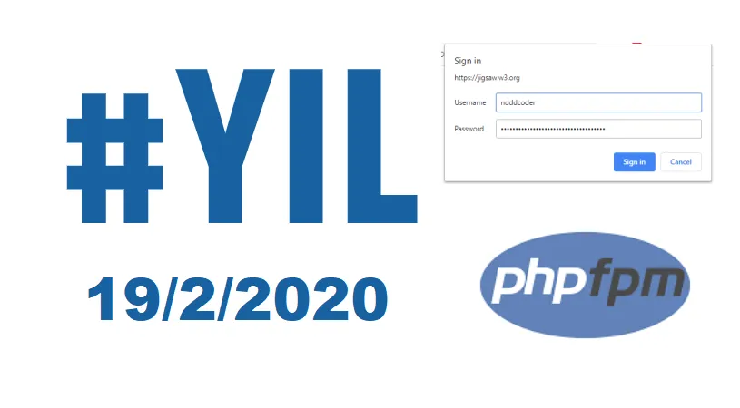 WWW-Authenticate header | PHP-FPM clear env – YIL 19/2/2020